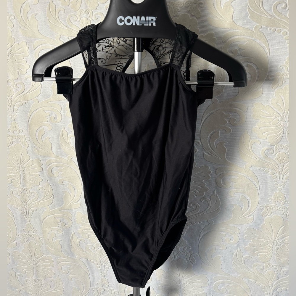 Motionwear Black Lace Bodysuit
